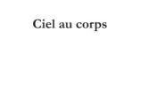 Ciel au corps