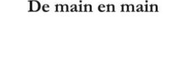 De main en main