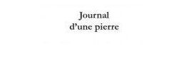 Journal d'une pierre
